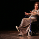In this September 2014 photo, poet Ntozake Shange speaks onstage during an event at Harlem’s Schomburg Center celebrating the 40th anniversary of Shange’s play For Colored Girls Who Have Considered Suicide / When the Rainbow Is Enuf. Shange died in 2018, but, now, the play will be staged again beginning in October 2019 at New York’s Public Theater.